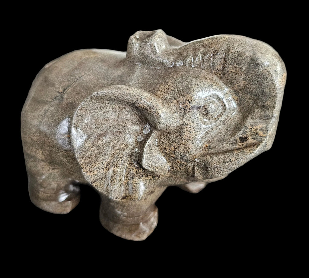 Ocean Jasper hand carved Elephant