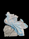 Troilleite Phoenix hand carved statue