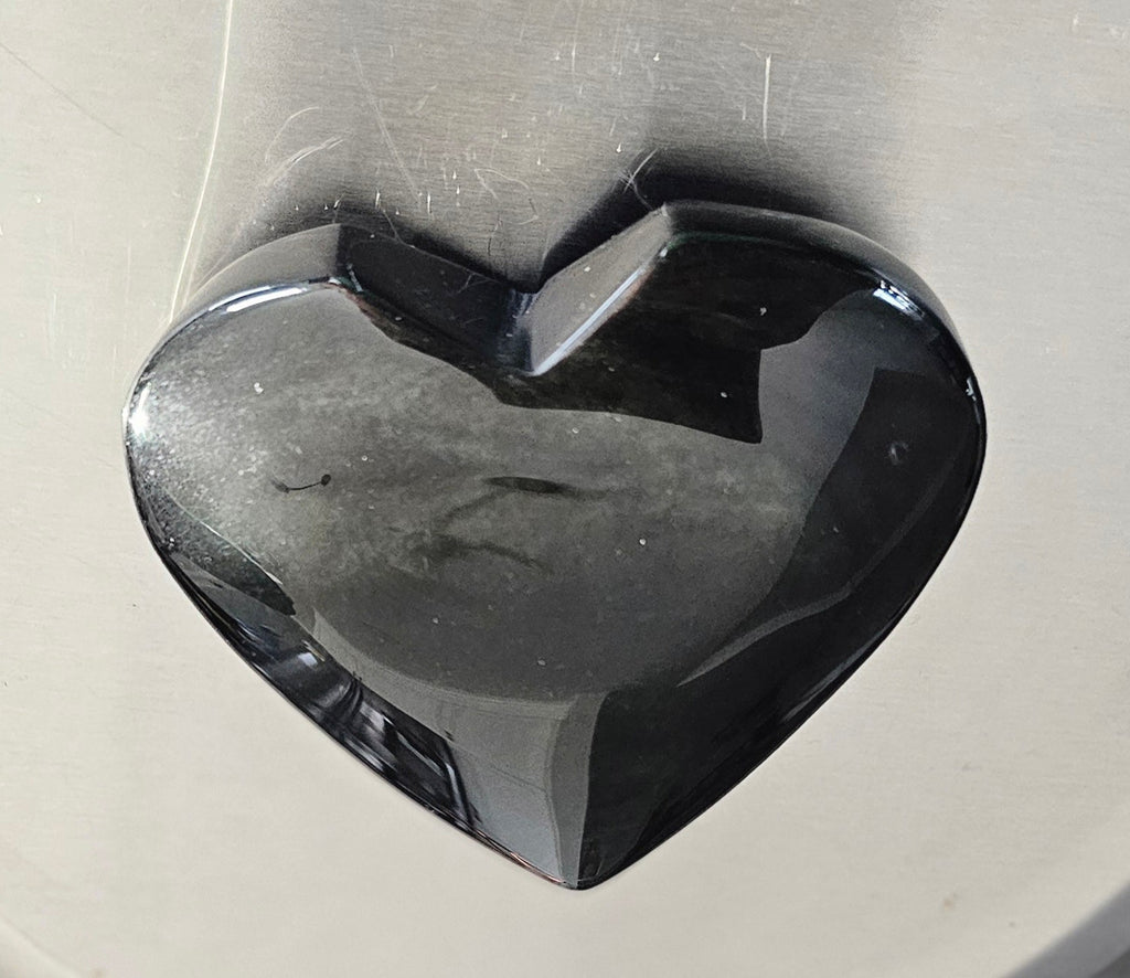 Black Obsidian Heart shape stone