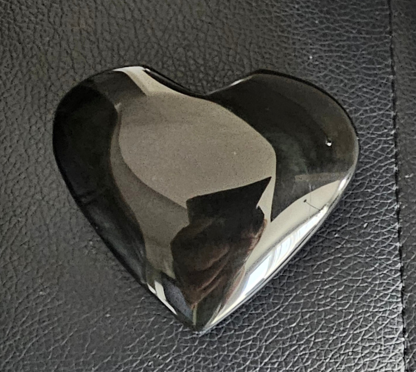 Black Obsidian Heart shape stone