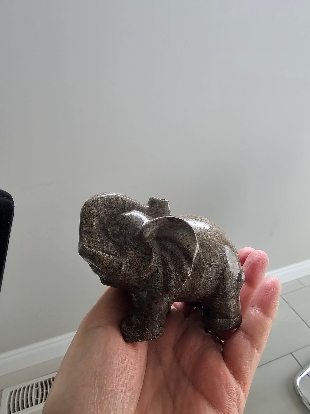 Ocean Jasper hand carved Elephant