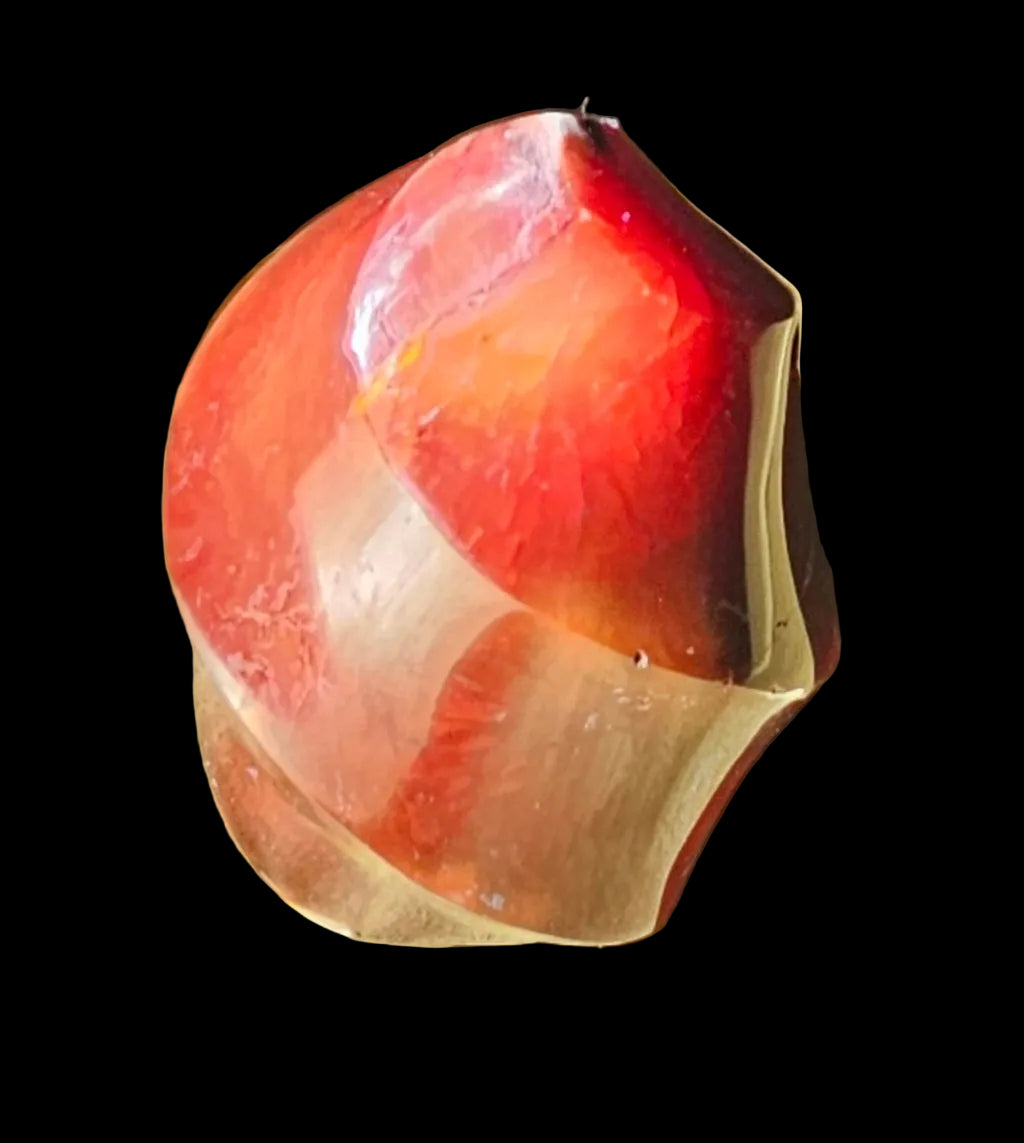 Carnelian flame stone