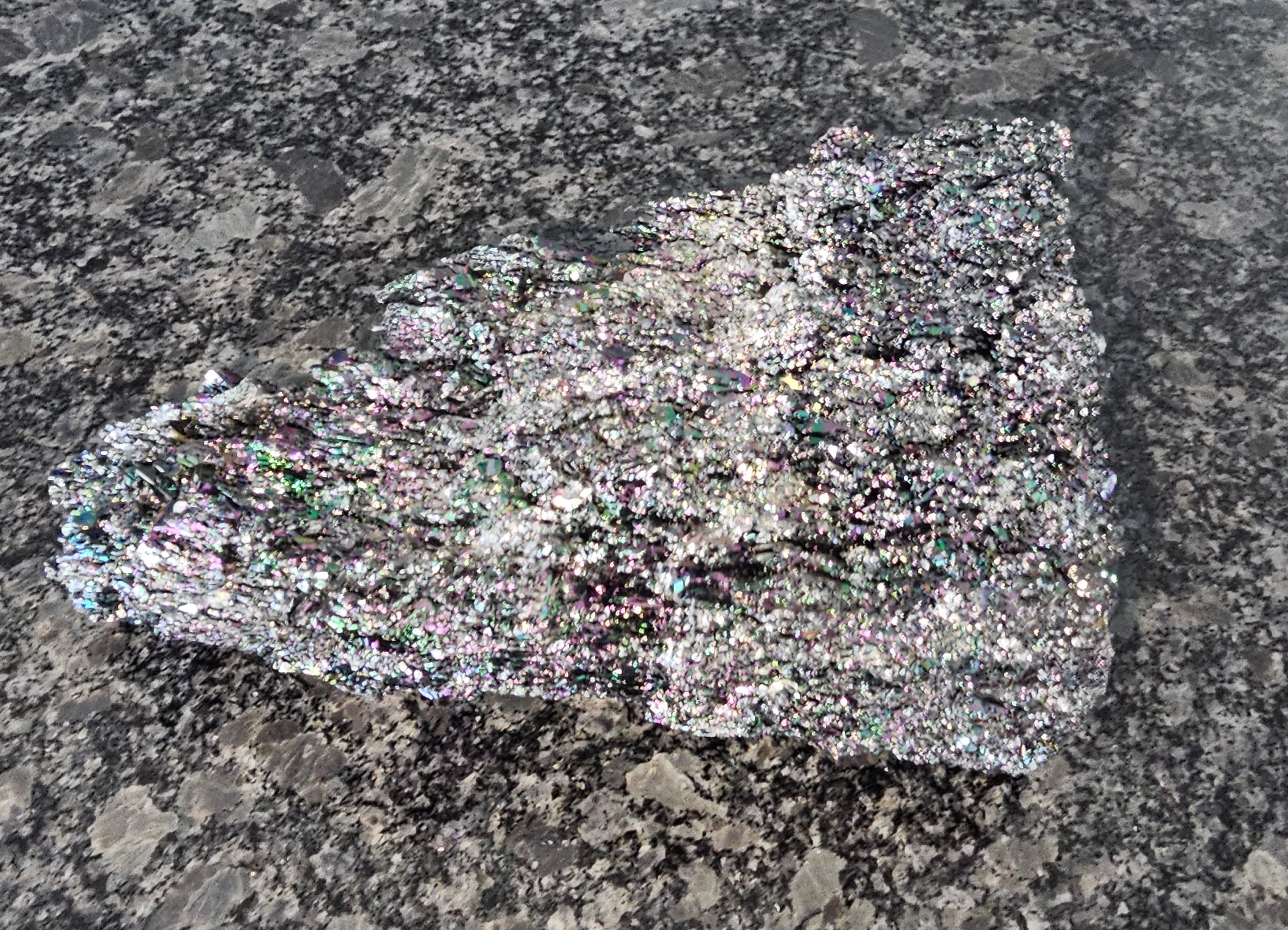 Raw Rainbow Carborundum Specimen