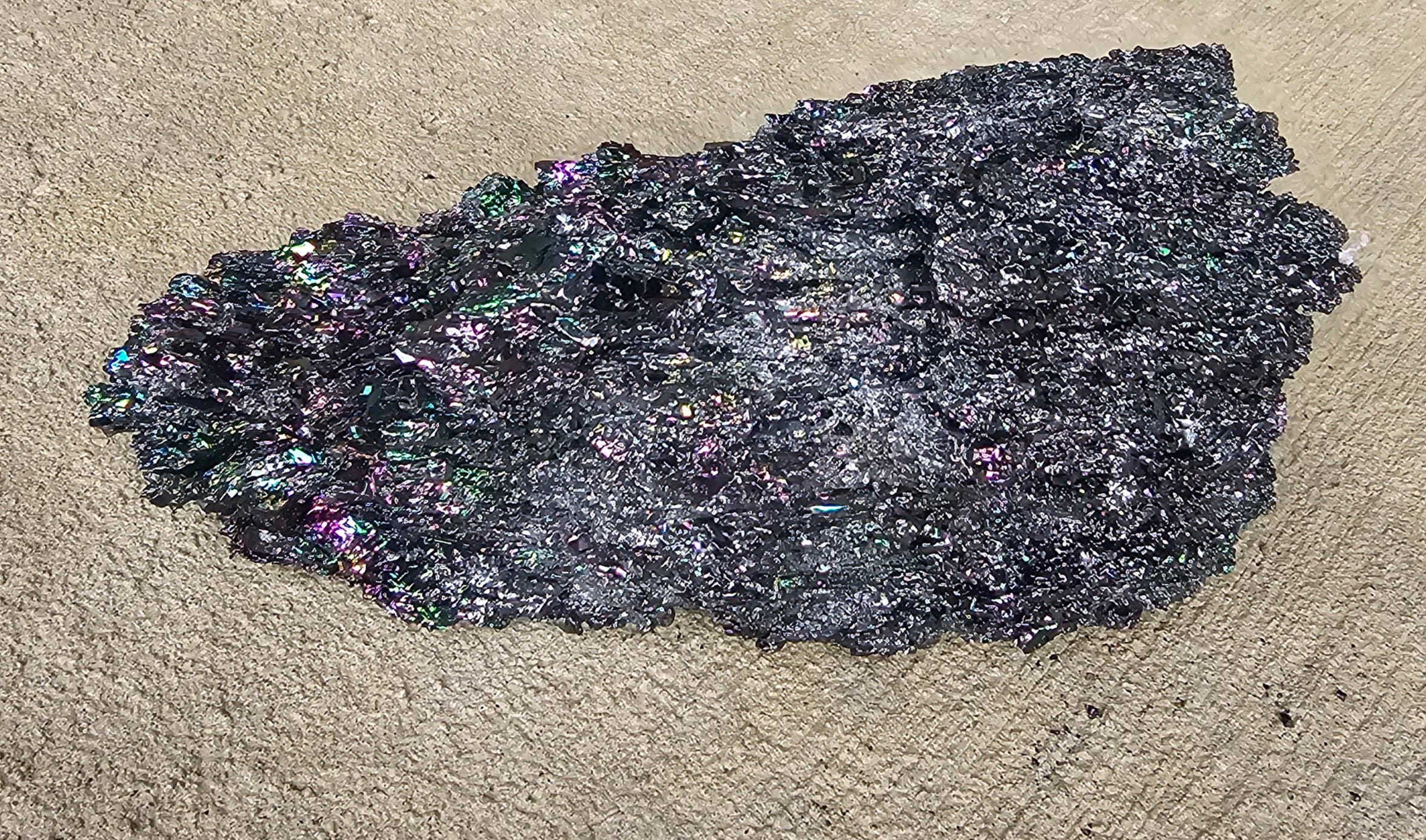 Raw Rainbow Carborundum Specimen