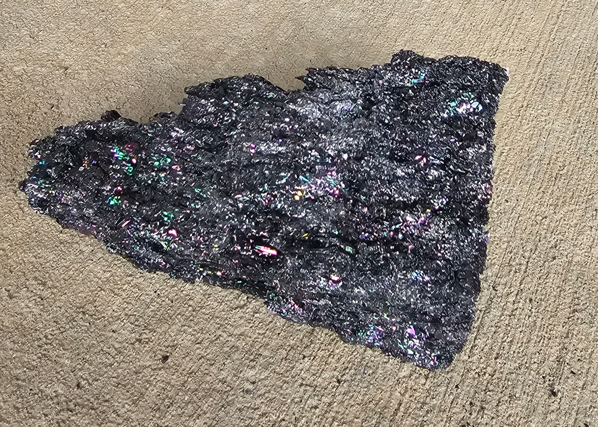 Raw Rainbow Carborundum Specimen