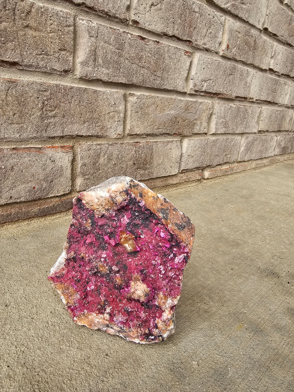 Cobalt calcite Mineral Specimen