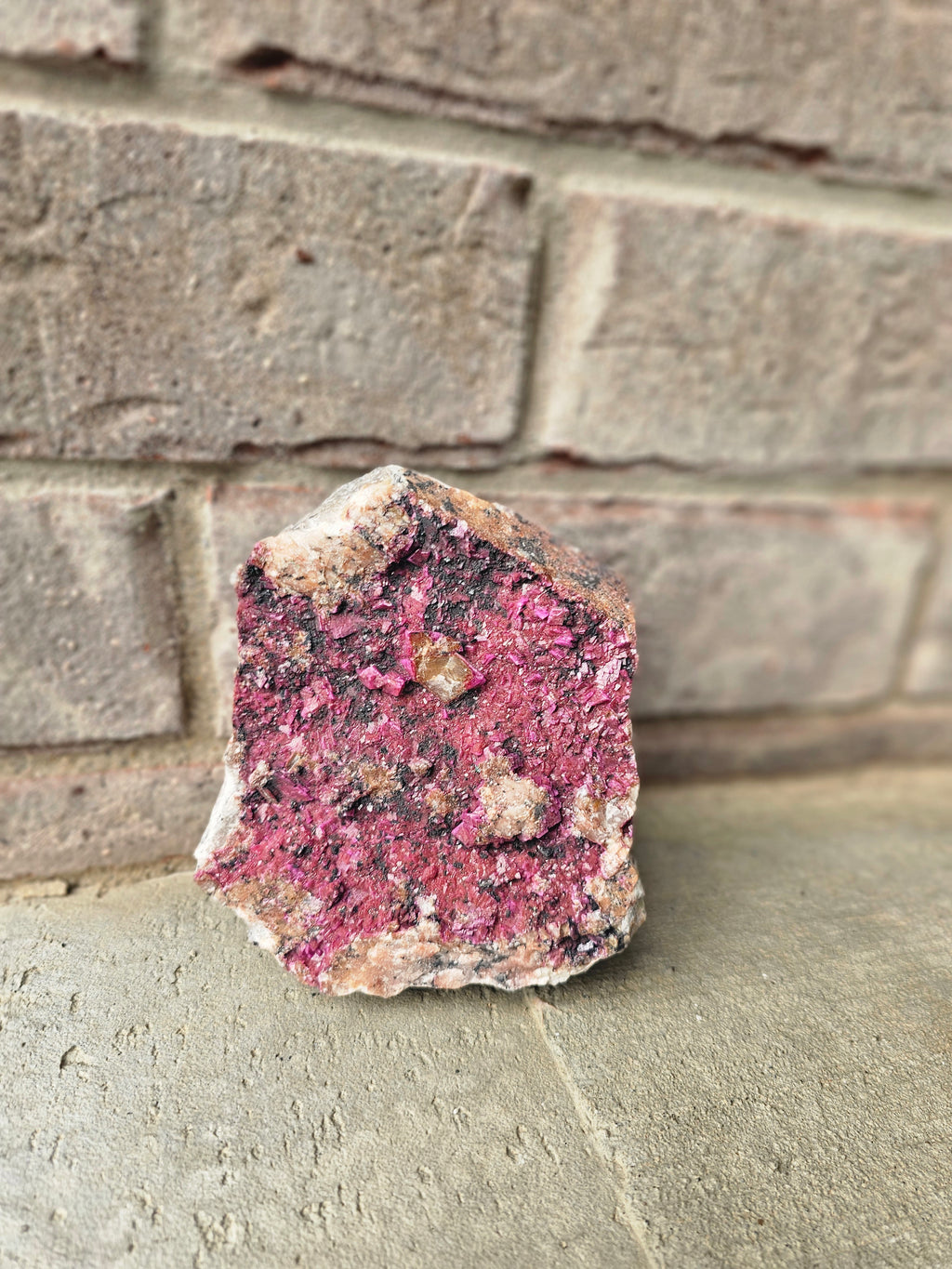 Cobalt calcite Mineral Specimen