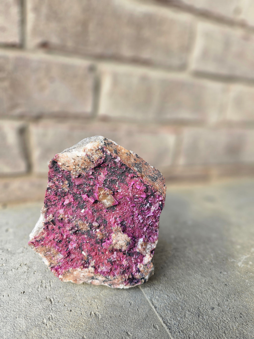 Cobalt calcite Mineral Specimen