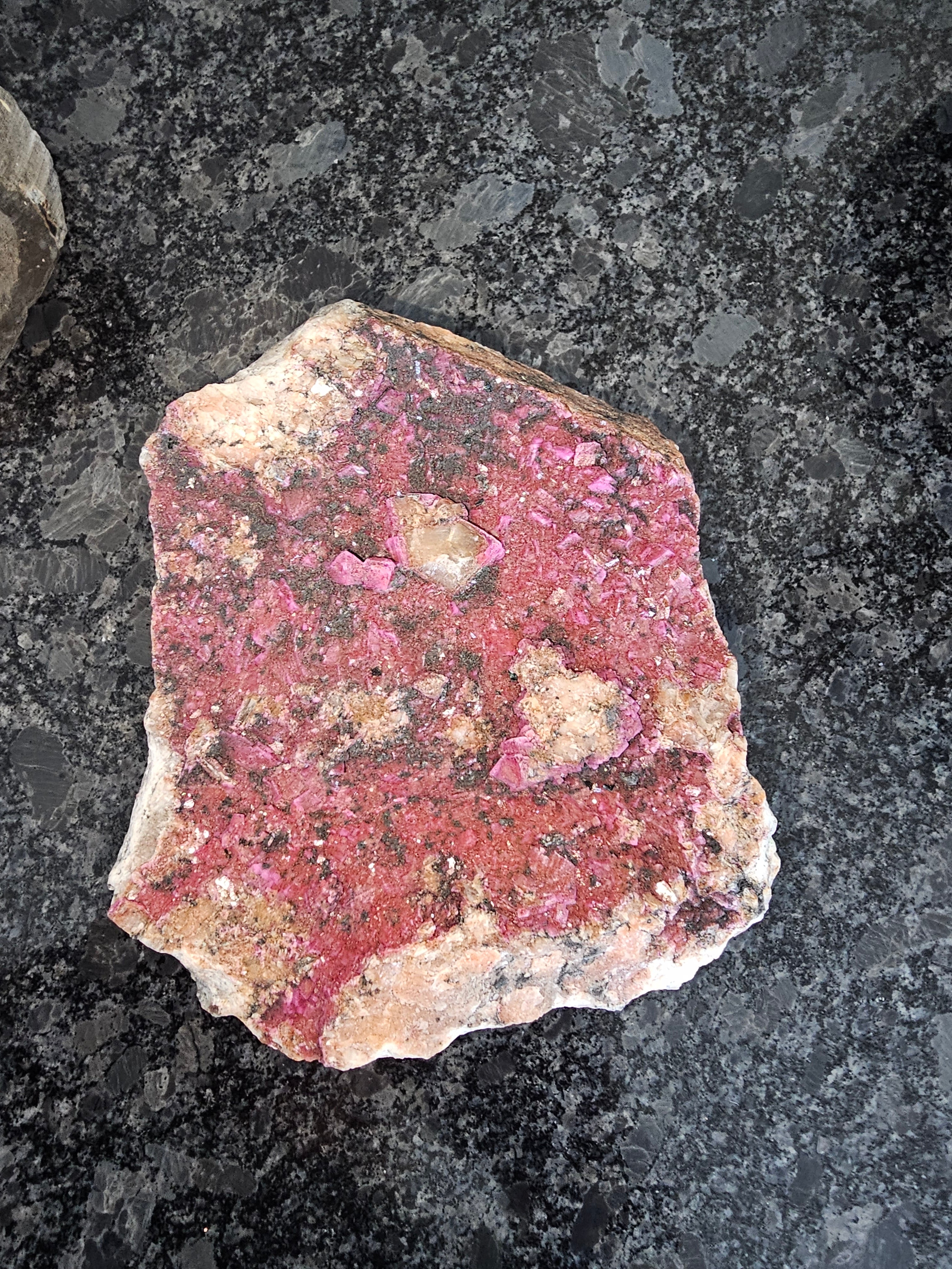 Cobalt calcite Mineral Specimen