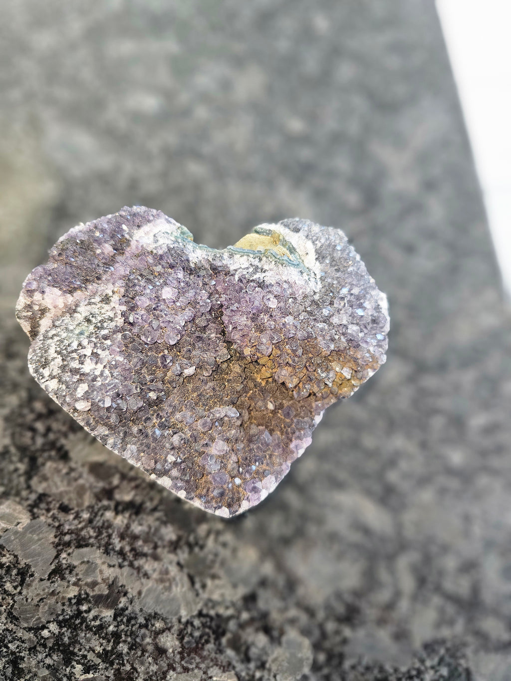 Amethyst Heart Shaped crystal