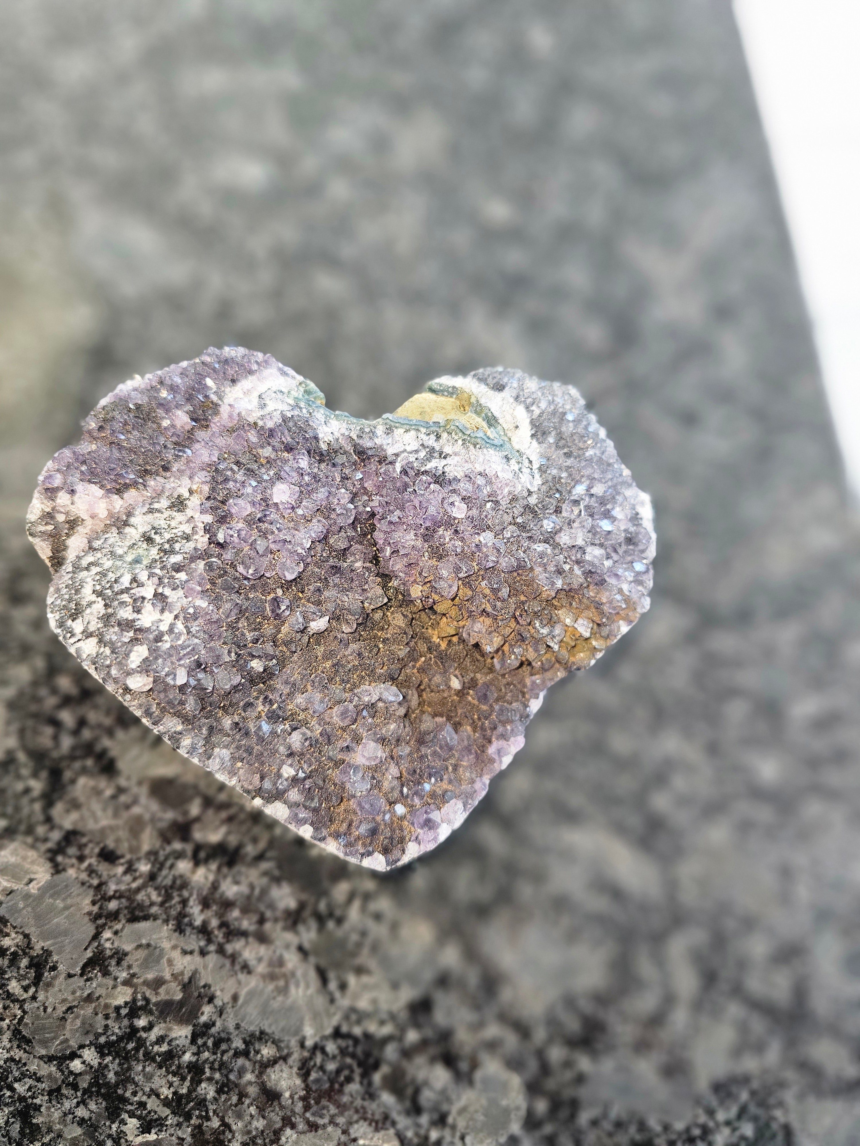 Amethyst Heart Shaped crystal