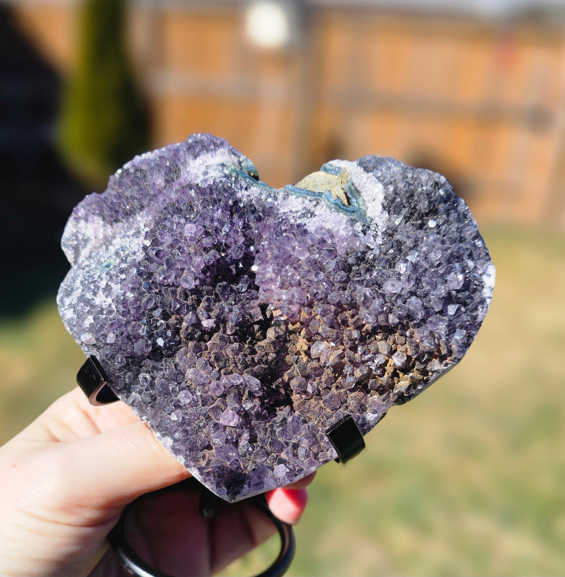 Amethyst Heart Shaped crystal