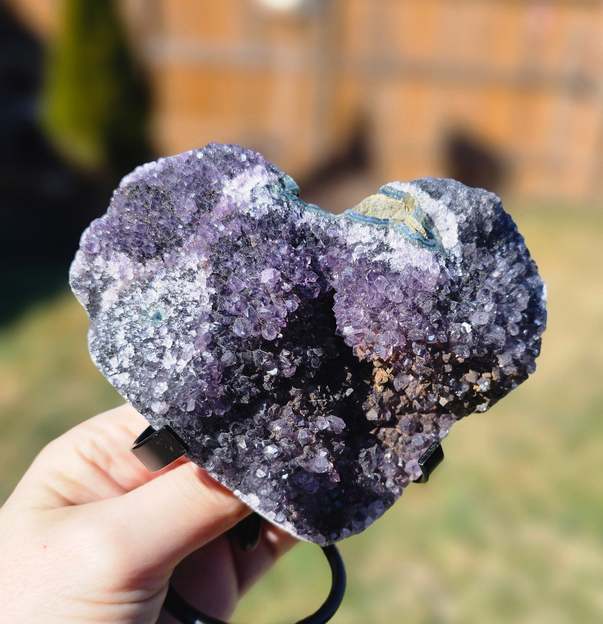 Amethyst Heart Shaped crystal