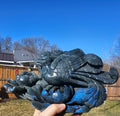 Blue Flash Labradorite Phoenix statue
