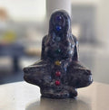 Yooperlite 7 chakra crystal Meditating Goddess