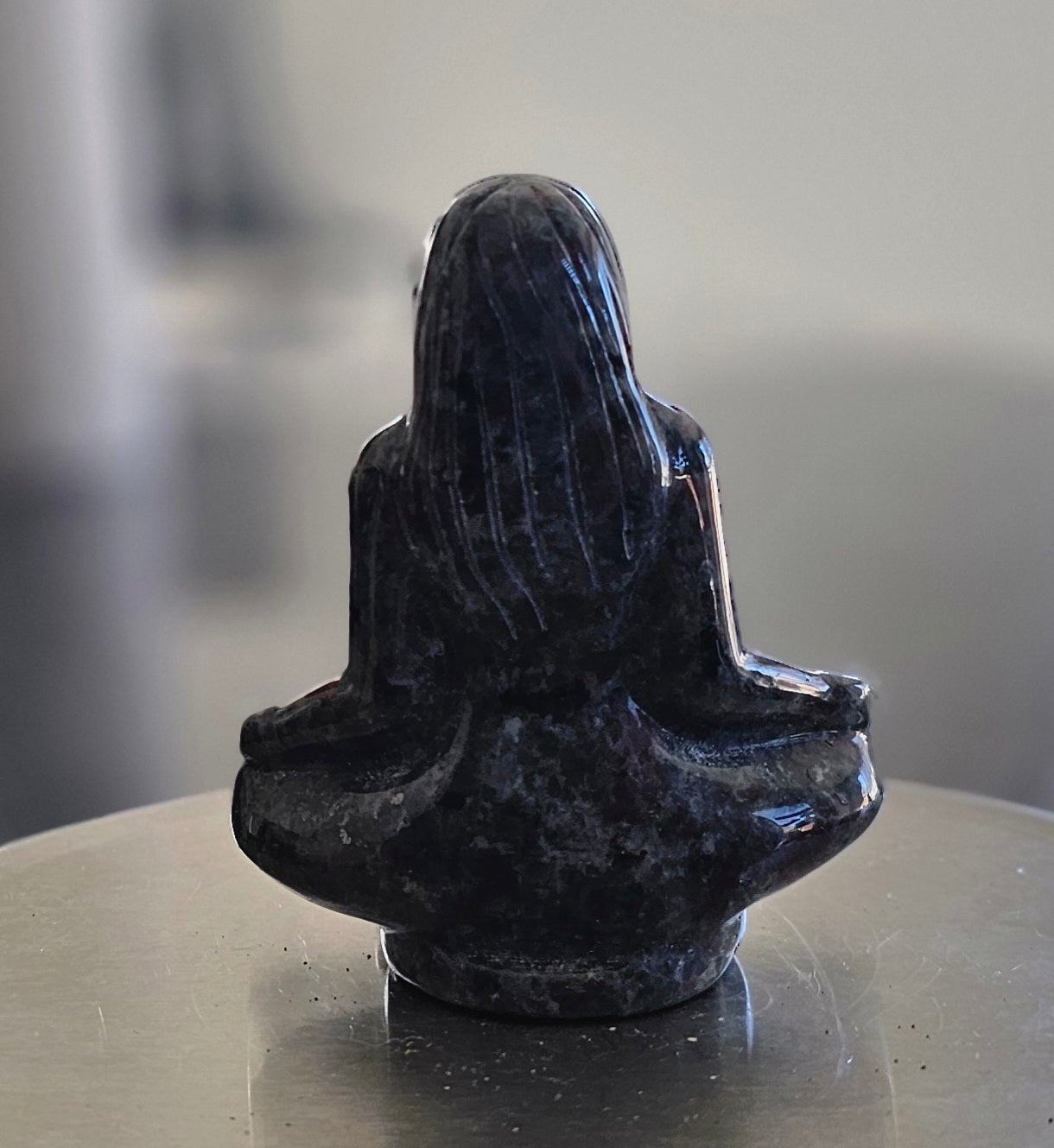 Yooperlite 7 chakra crystal Meditating Goddess
