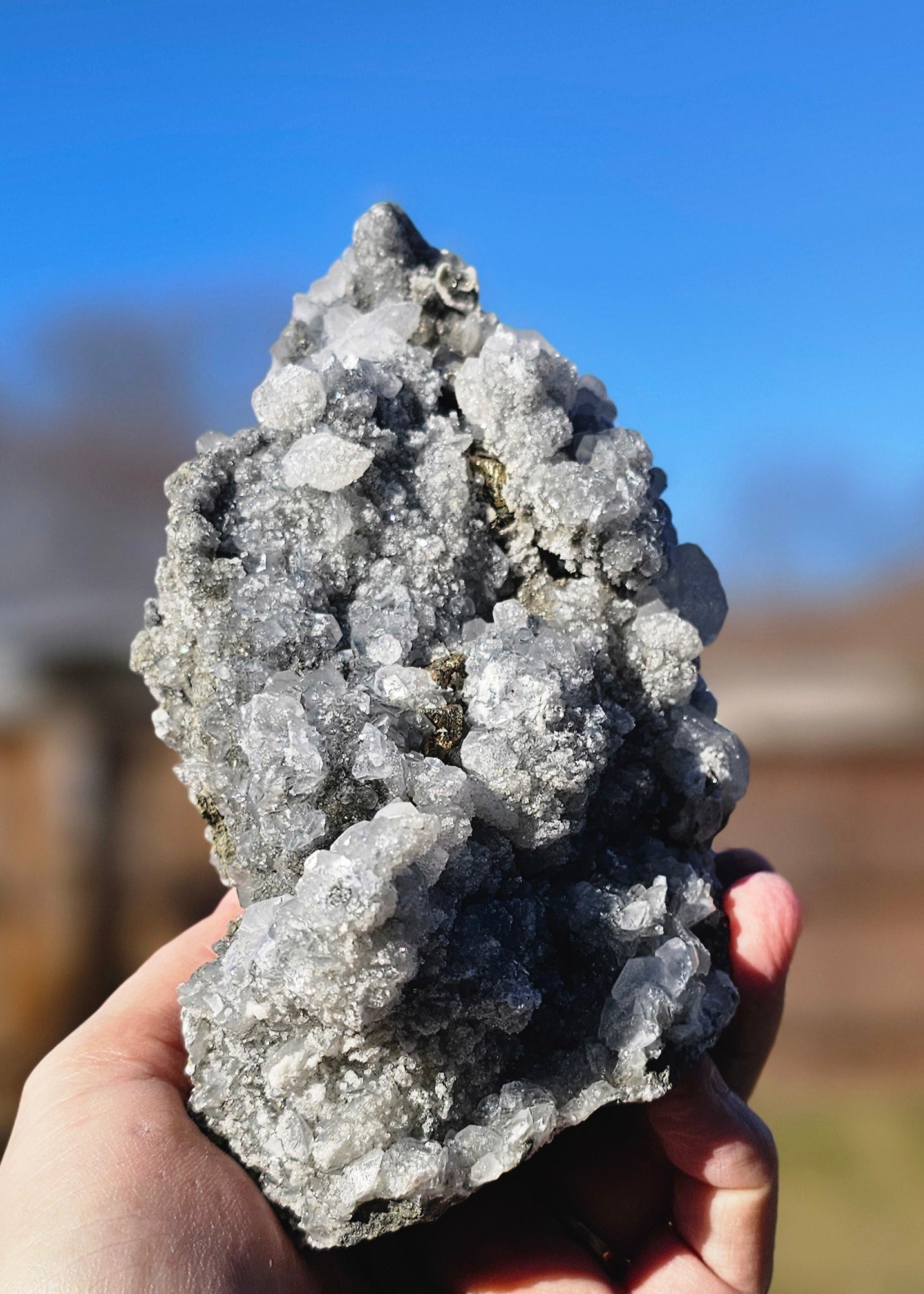 Apophyllite Druzy crystal