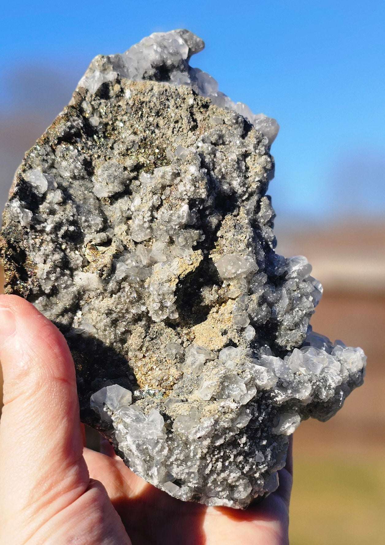 Apophyllite Druzy crystal
