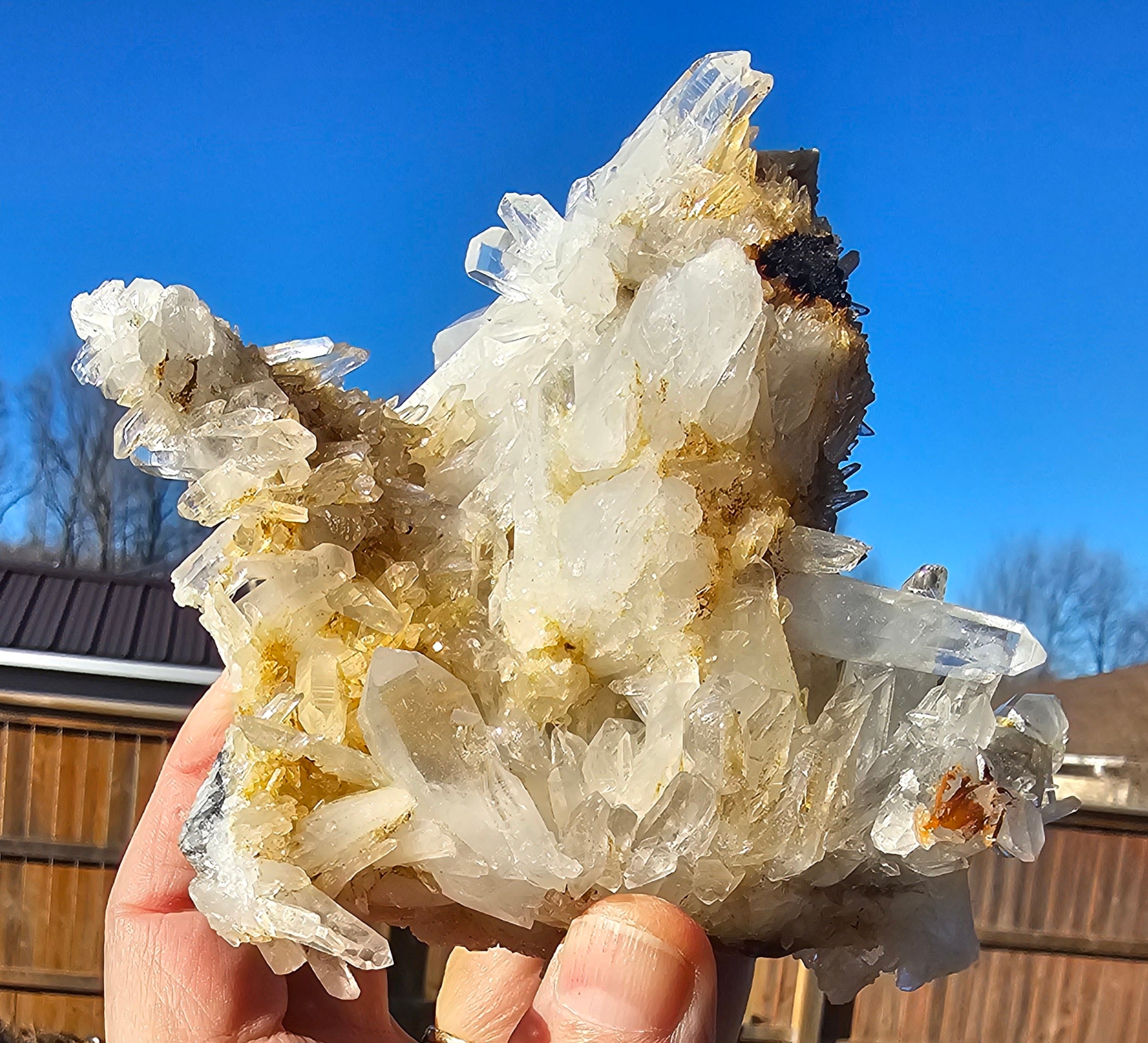 Quartz crystal cluster