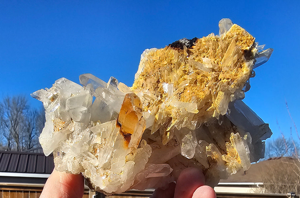 Quartz crystal cluster