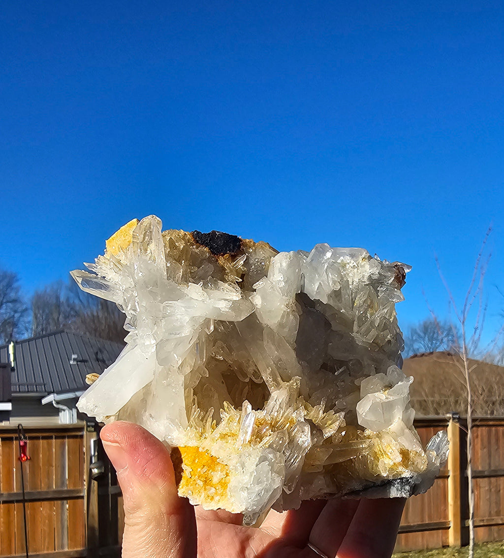 Quartz crystal cluster