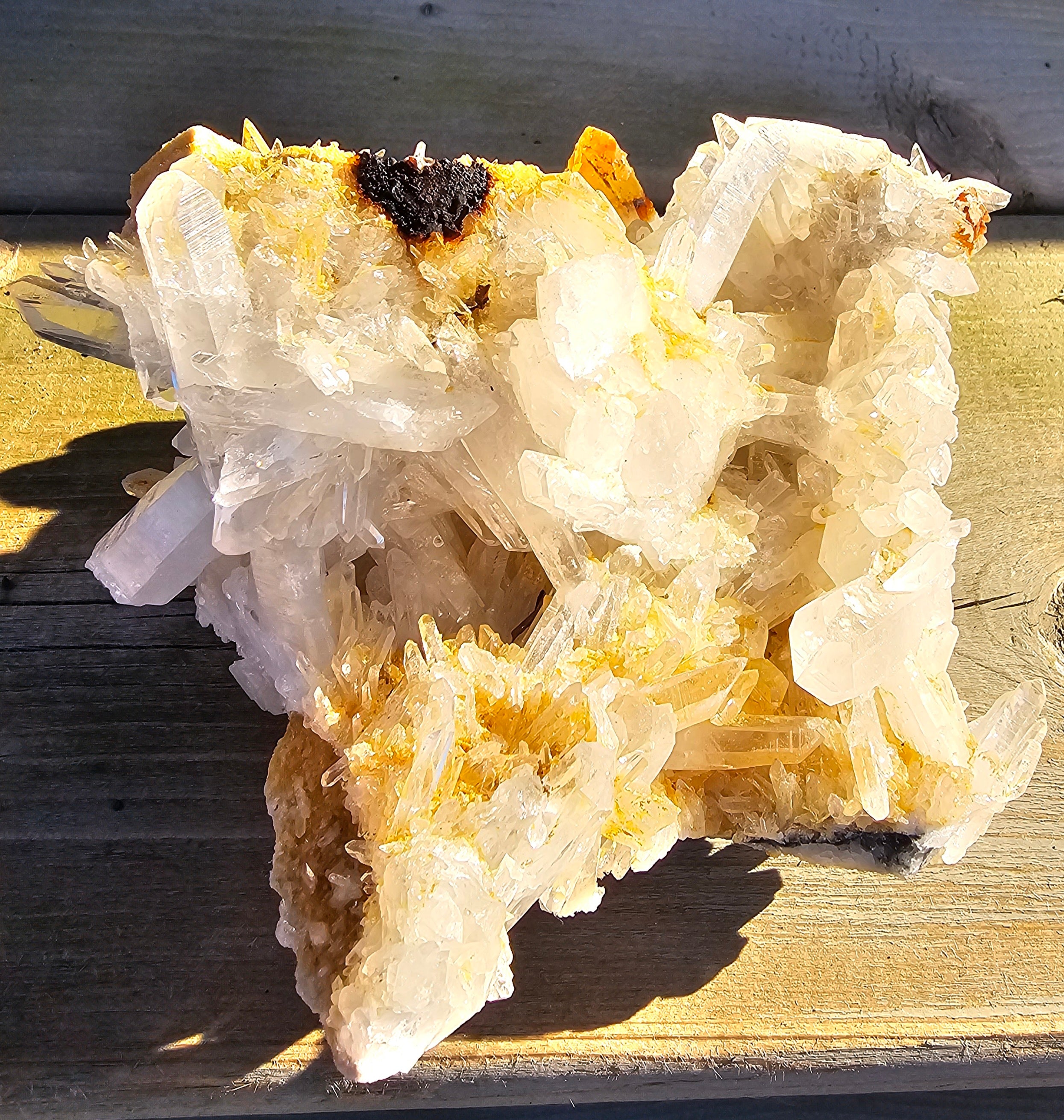Quartz crystal cluster