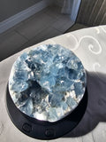 Celestite geode crystal cluster