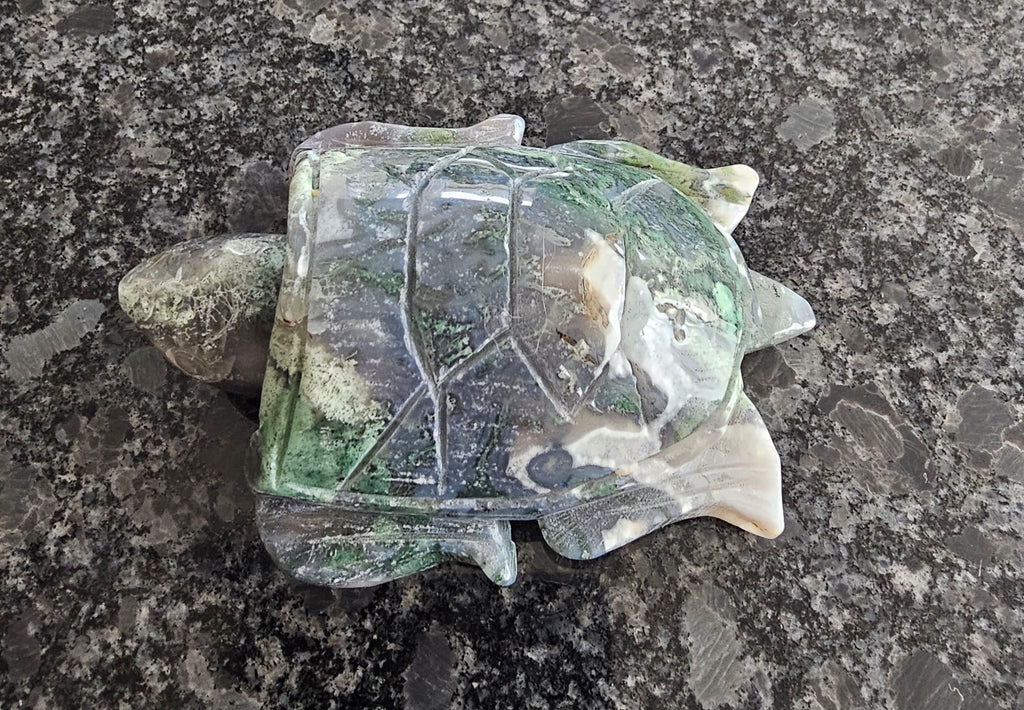 Moss Agate Turtle