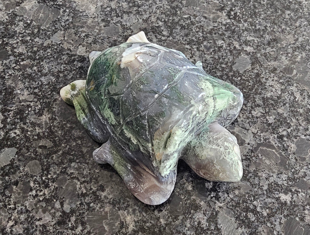 Moss Agate Turtle