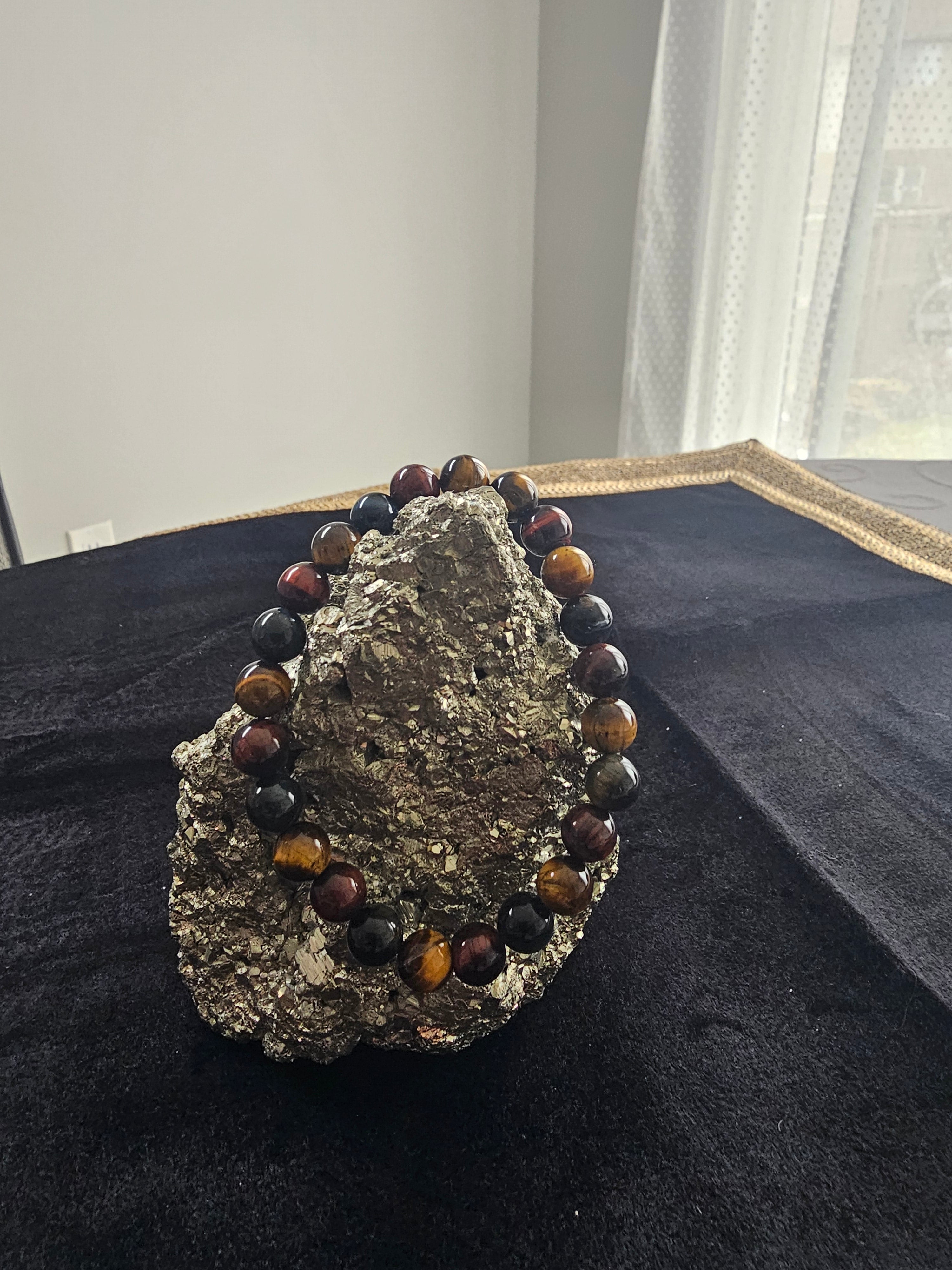 Multi colored tigers eye bracelet