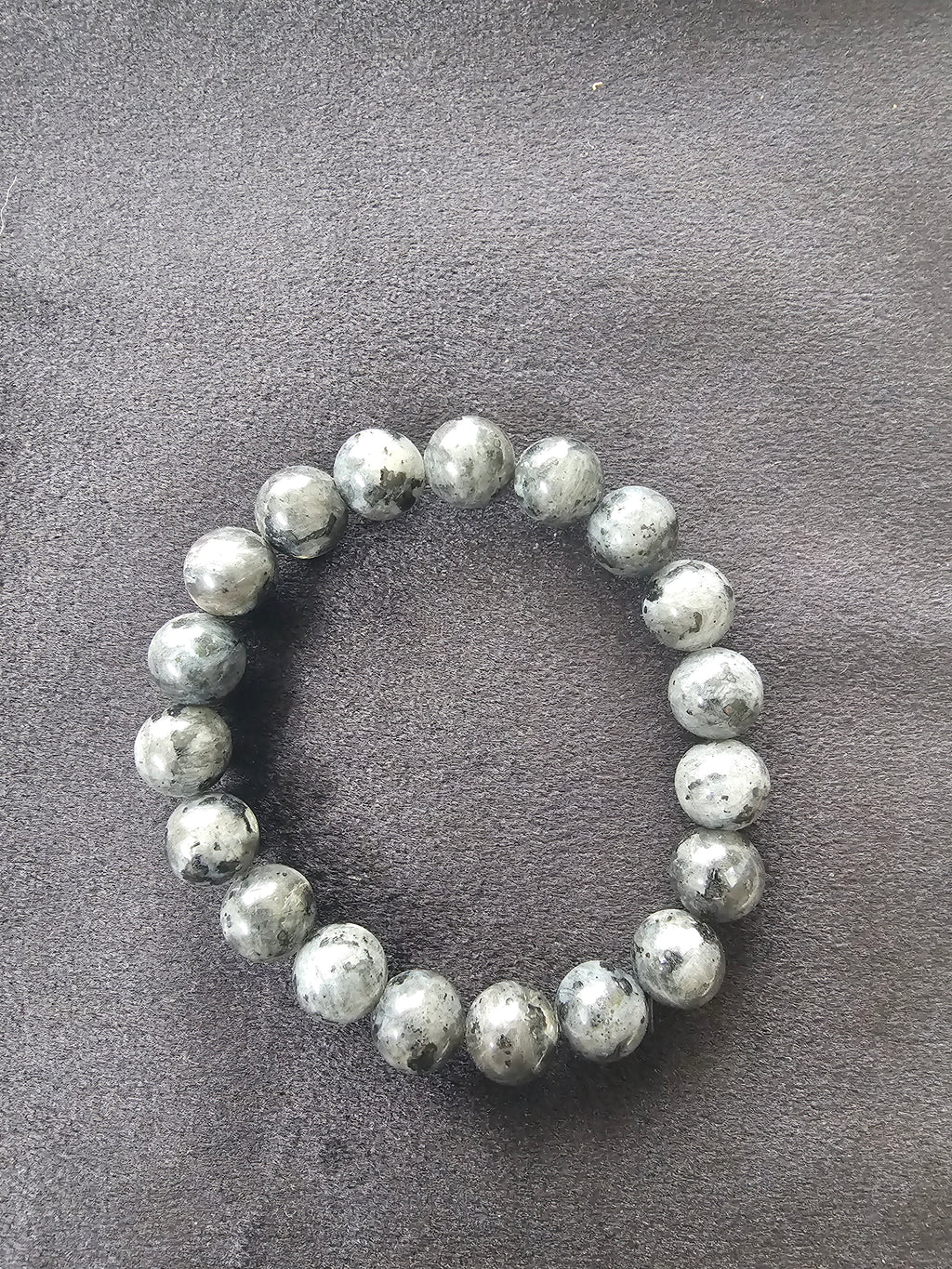 Larvikite Bracelet, Larvikite Crystal Gemstone Bracelet