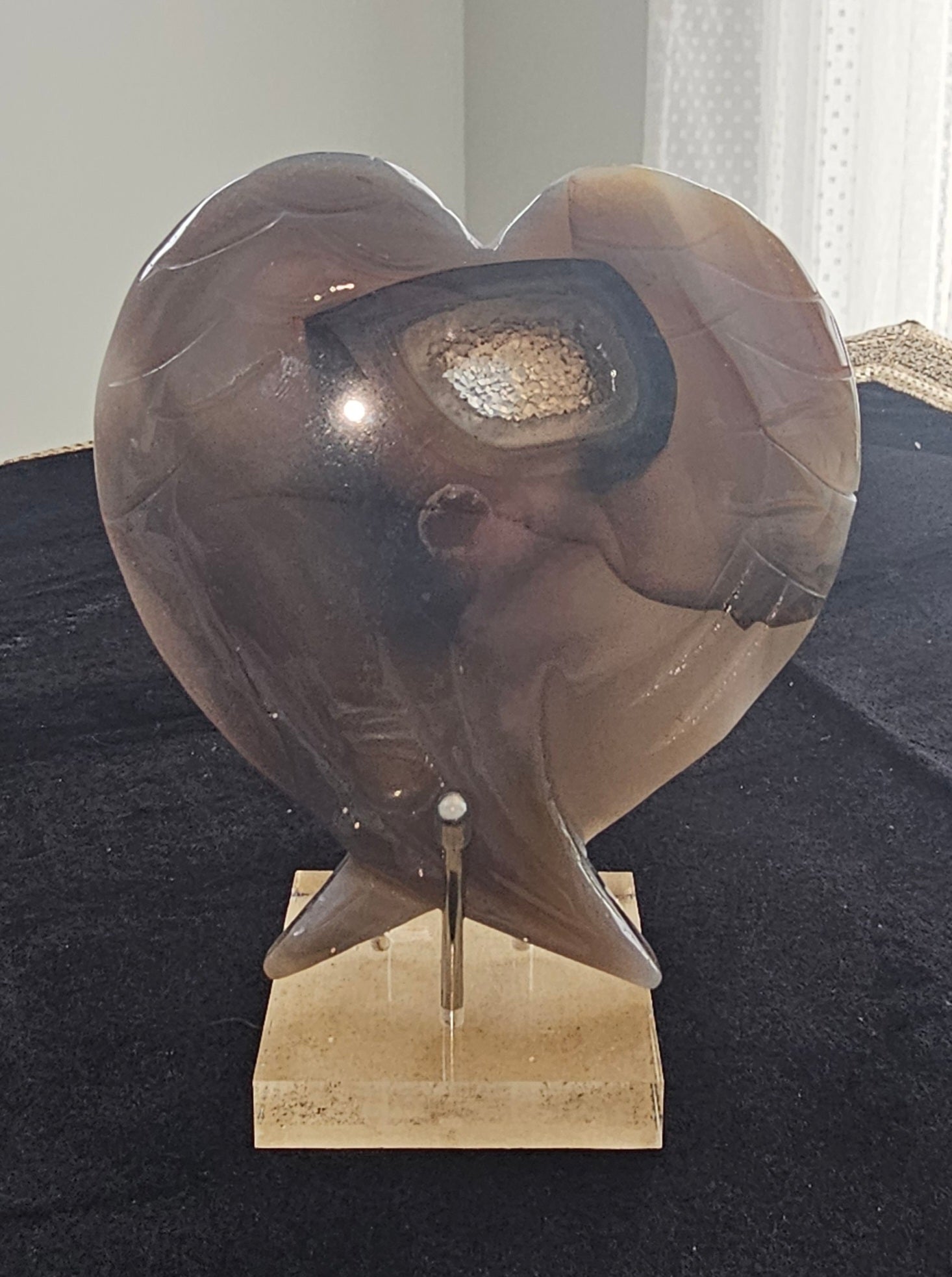 Agate Druzy Angel Wings