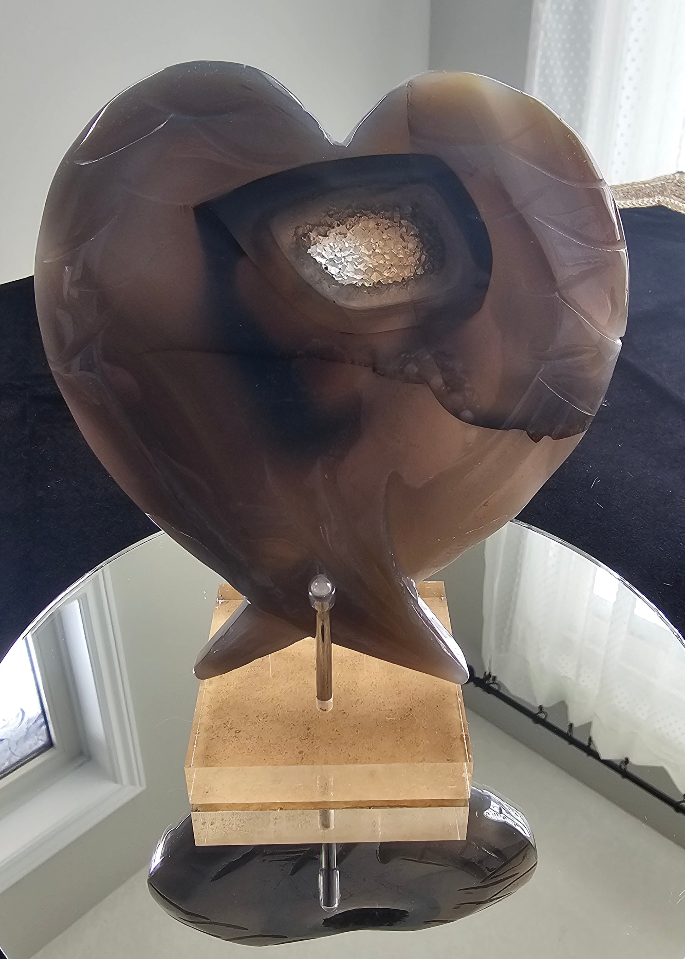 Agate Druzy Angel Wings