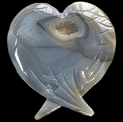 Agate Druzy Angel Wings