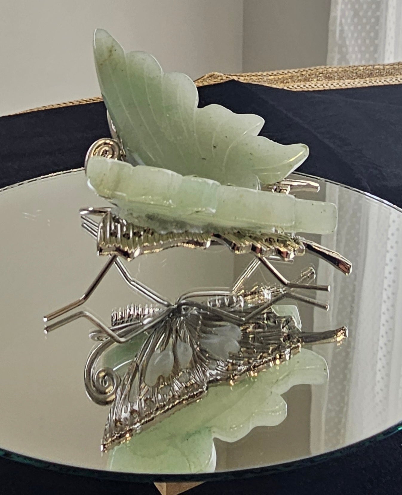 Green Aventurine Butterfly