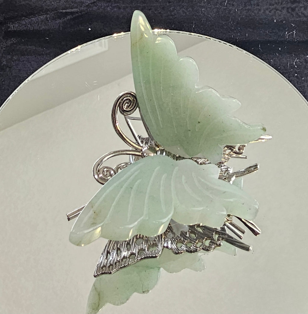 Green Aventurine Butterfly
