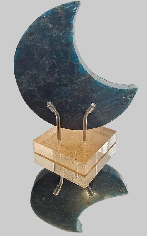 Blue Apatite moon