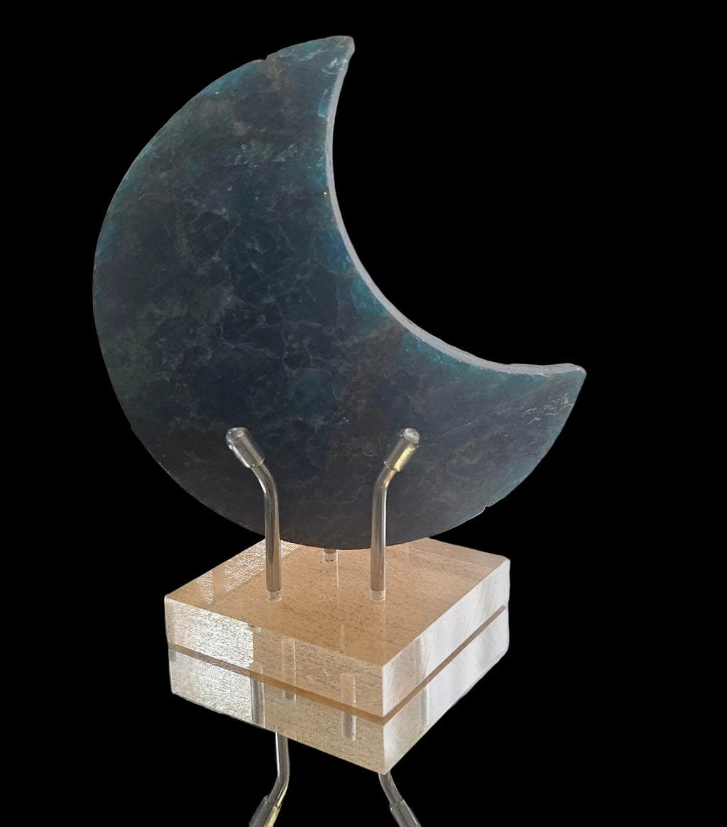 Blue Apatite moon