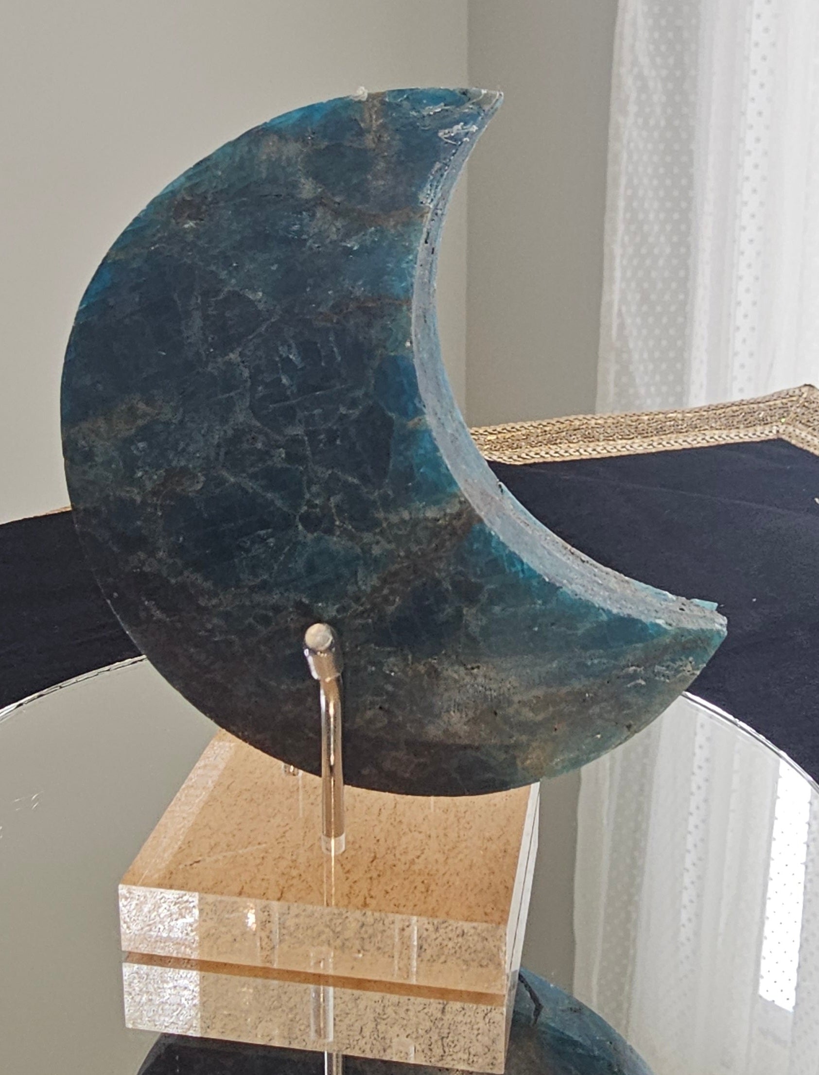 Blue Apatite moon