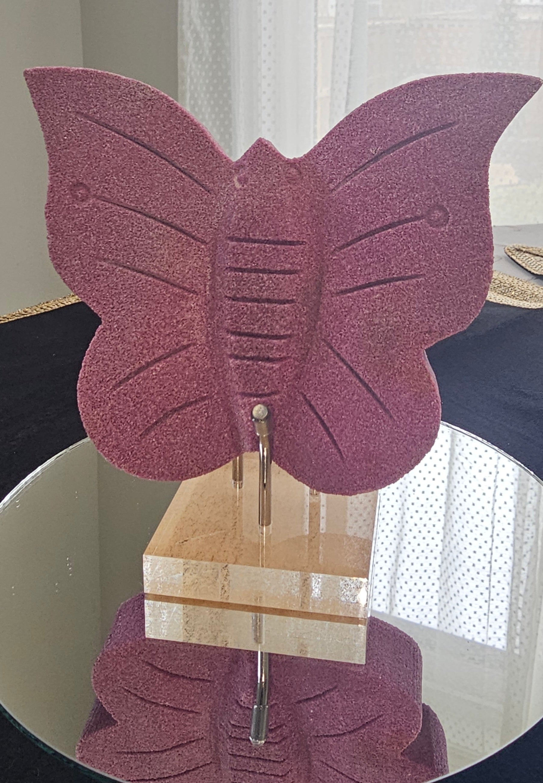 Ruby Butterfly carving