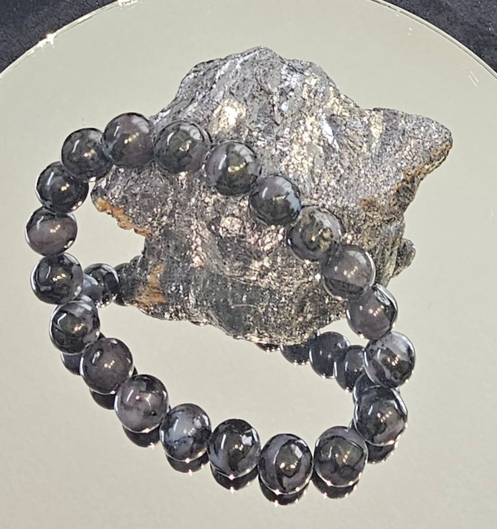 Indigo Gabbro Bracelet 10mm