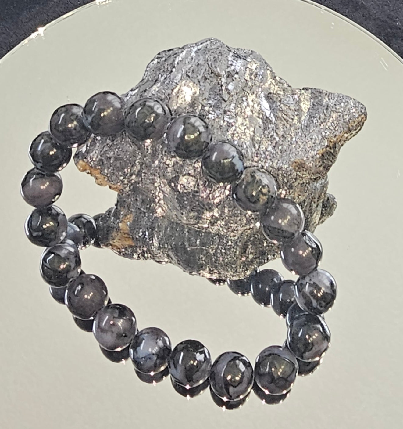 Indigo Gabbro Bracelet 10mm