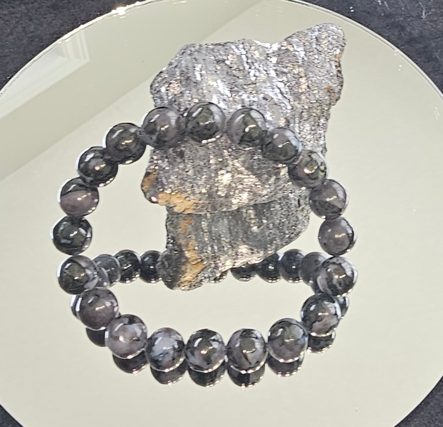 Indigo Gabbro Bracelet 10mm