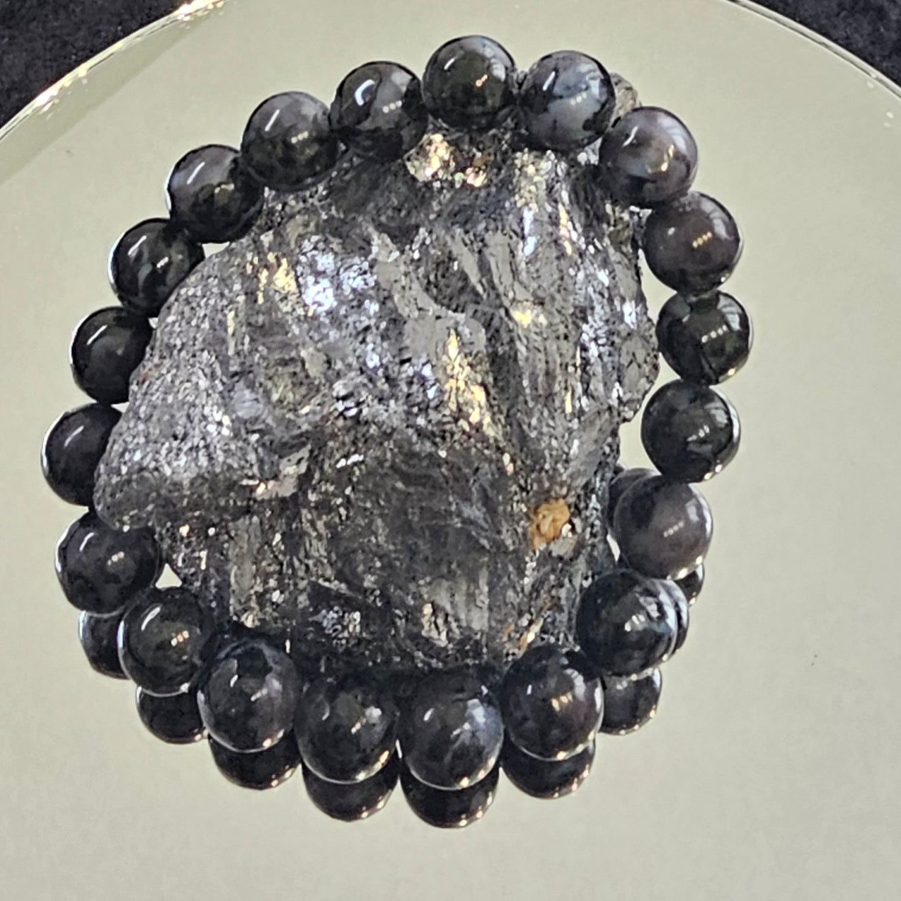 Indigo Gabbro Bracelet 10mm