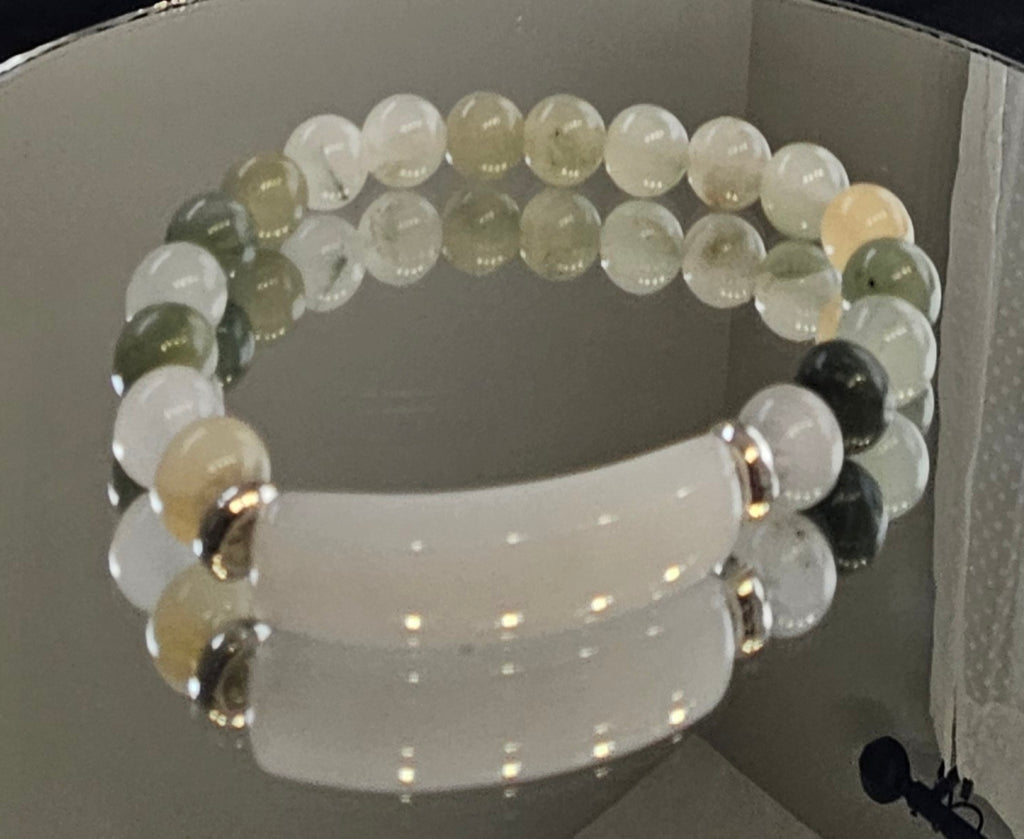 Prehnite Bridge bracelet