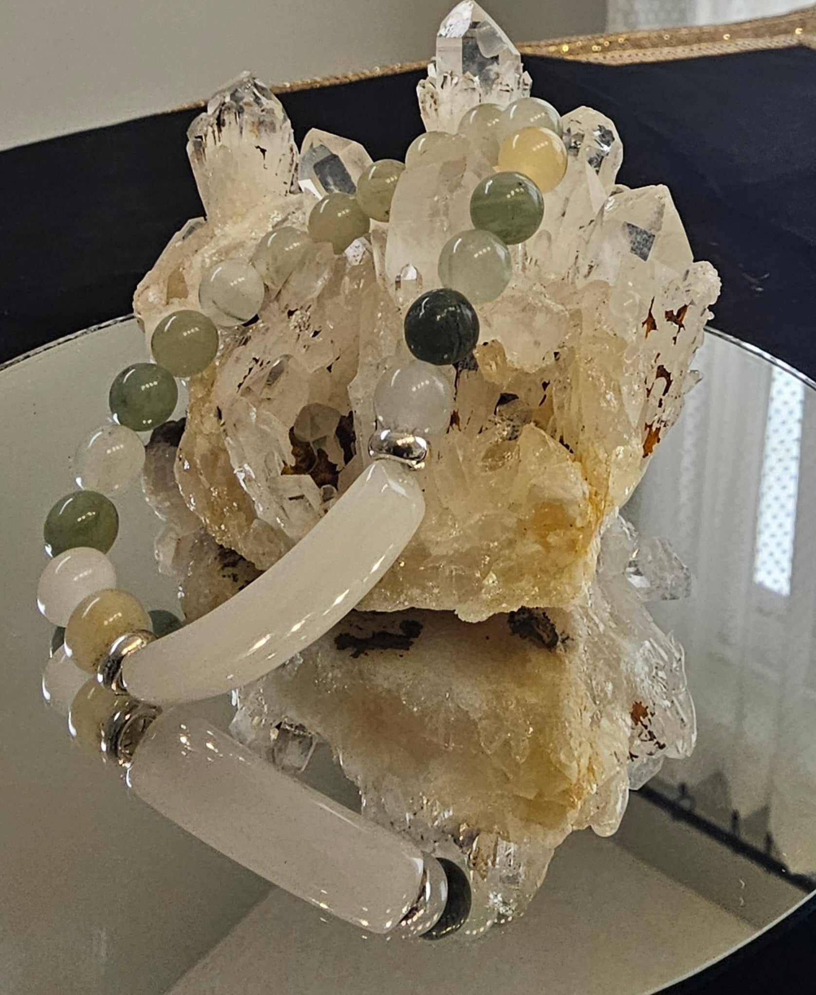Prehnite Bridge bracelet
