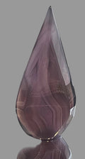 Agate Teardrop purple stone